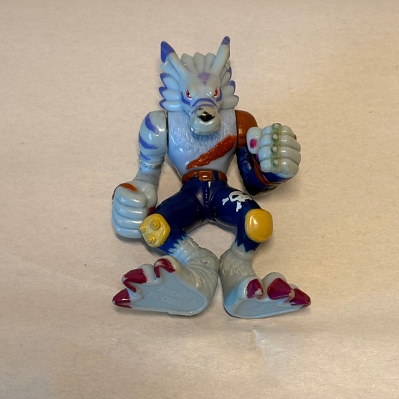 Bandai Other - Bandai WereGarurumon Action Figure Unisex 2.5in Blue Good Vintage 1999 Digimon
